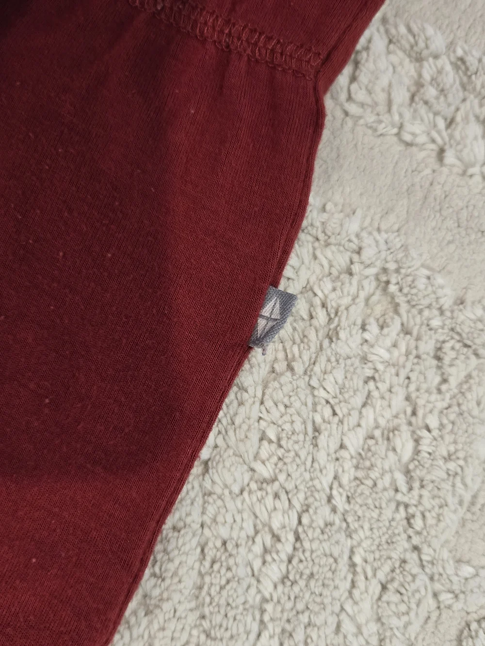 Kyte BABY Long-Sleeve Footed One-Piece in Maroon Red